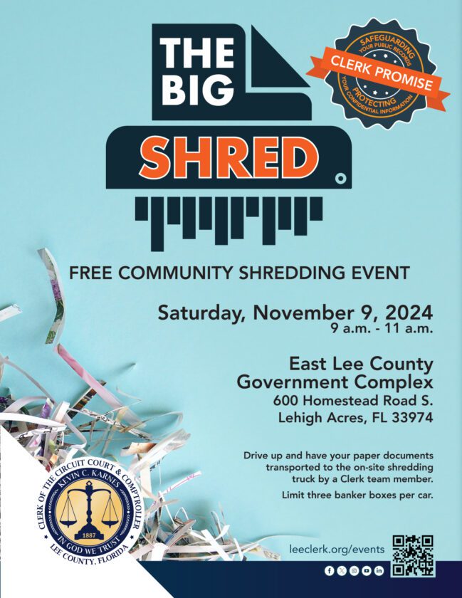 The Big Shred community shredding event to be held Nov. 9 News
